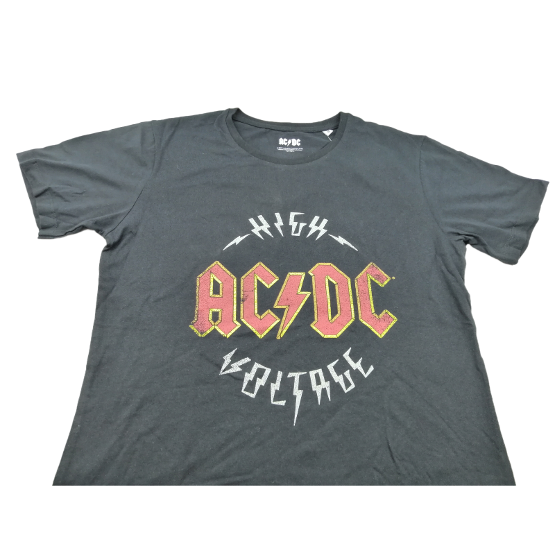 Camiseta Negra High Voltage AC/DC