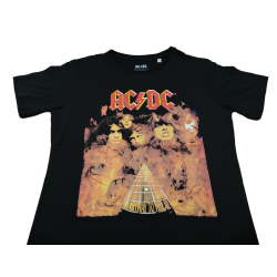 Camiseta Negra AC/DC Highway to Hell