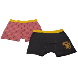 Pack 2 Boxers Rojo y Negro Harry Potter