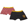 Pack 2 Boxers Rojo y Negro Harry Potter