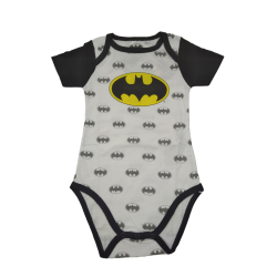 Body Bebé Batman Blanco DC