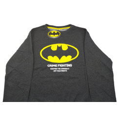 Sudadera Gris Oscura Batman Crime Fighting DC