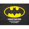 Sudadera Gris Oscura Batman Crime Fighting DC