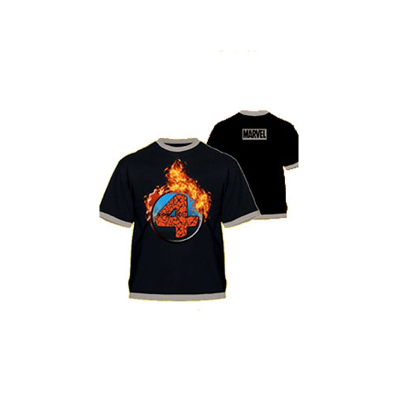 Camiseta 4 Fantasticos Marvel Logo