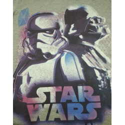 Camiseta Gris Stormtrooper y Darth Vader Star Wars