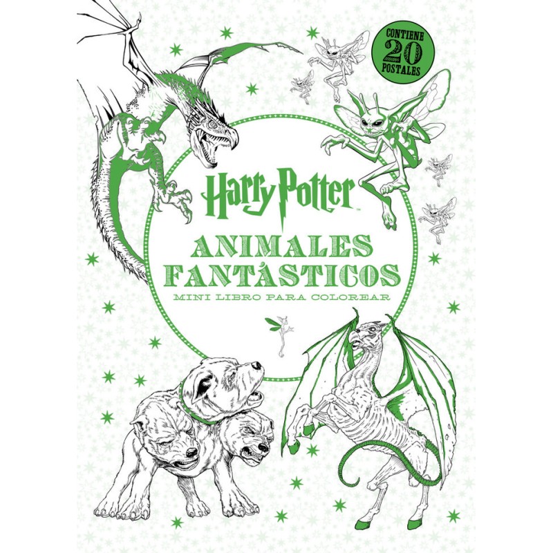 Harry Potter Animales Fantásticos Mini Libro Para Colorear