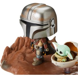 Figura POP The Mandalorian con Baby Yoda The Mandalorian Star Wars