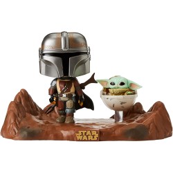 Figura POP The Mandalorian con Baby Yoda The Mandalorian Star Wars