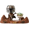 Figura POP The Mandalorian con Baby Yoda The Mandalorian Star Wars