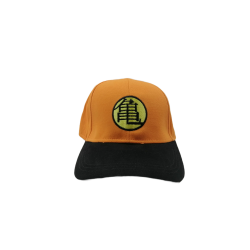 Gorra Logo Dragon Ball Naranja y Negra