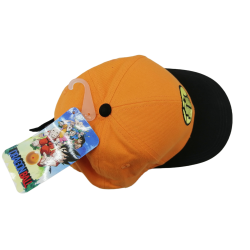 Gorra Logo Dragon Ball Naranja y Negra