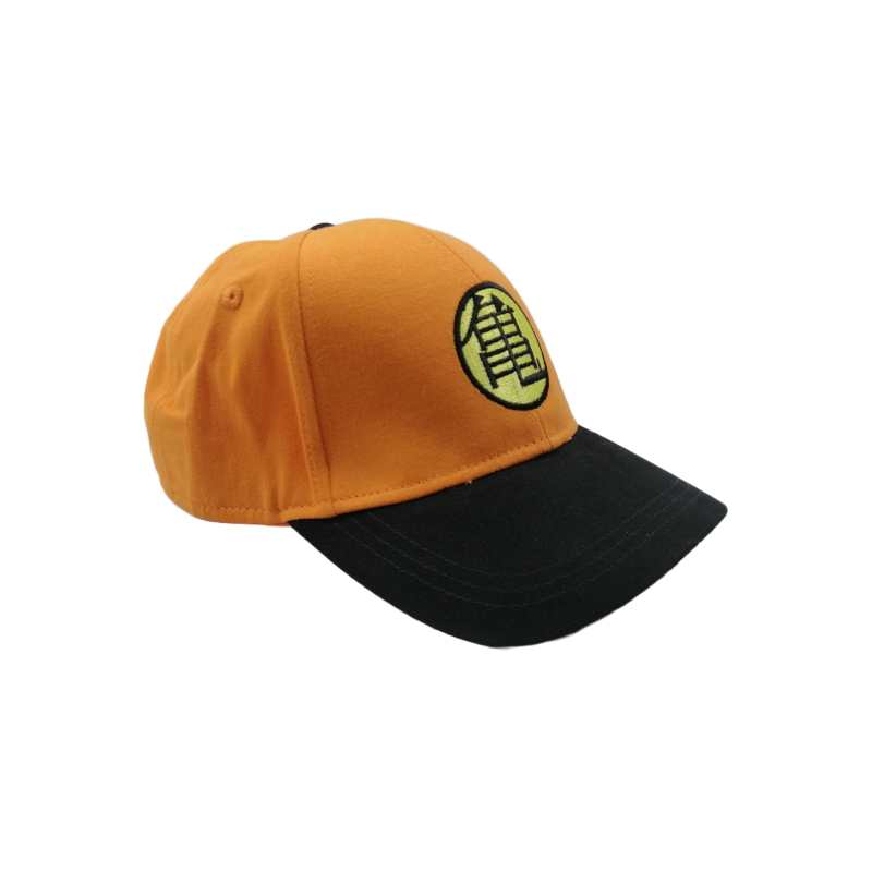 Gorra Logo Dragon Ball Naranja y Negra