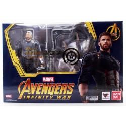Figura Articulada Capitán América Avengers Infinity War Marvel S.H. Figuarts
