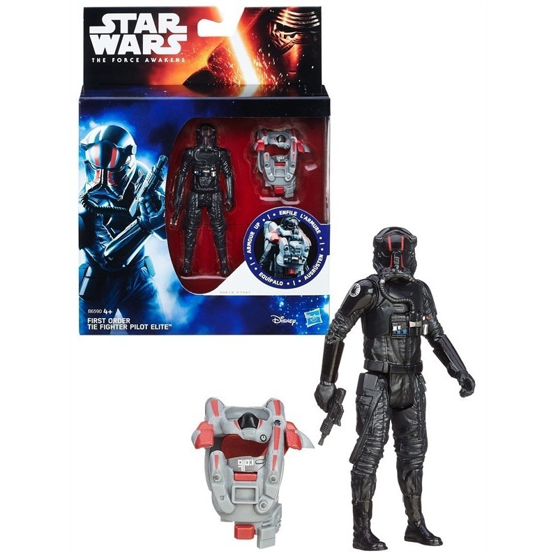 Figura First Order TIE Fighter Pilot Elite Star Wars Armor Up Hasbro