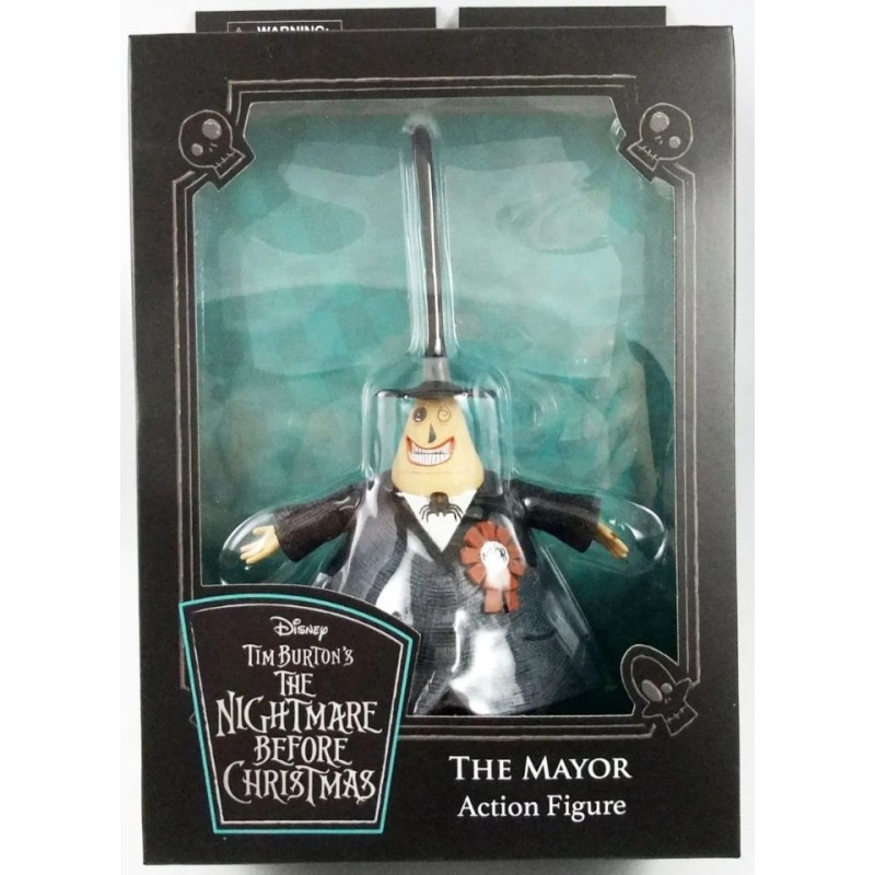 Figura articulada The Mayor de Pesadilla Antes de Navidad Disney 20 cm