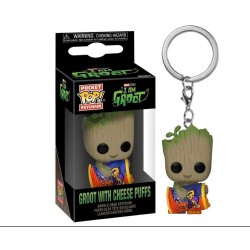 Llavero POP Groot con Cheese Puffs I Am Groot Marvel