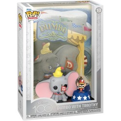 Figura POP Movie Posters Dumbo con Timothy Disney (100 Aniversario)