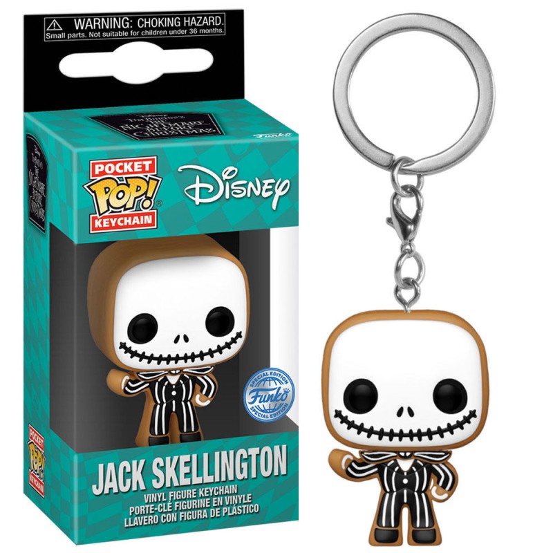 Llavero POP Jack Skellington Galleta Pesadilla antes de Navidad Disney