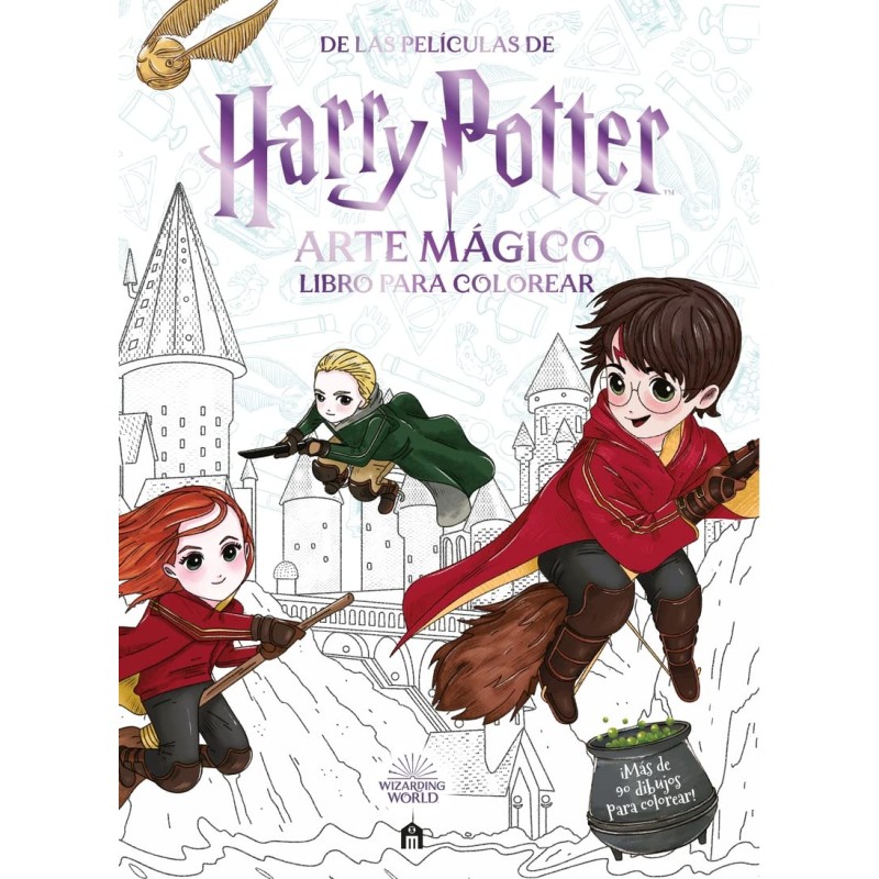Libro Harry Potter Arte Mágico para Colorear
