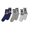 Pack 3 Calcetines Blanco, Gris y Azul Dragon Ball Z