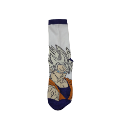 Pack 3 Calcetines Goku Saiyan Blanco, Gris y Azul Dragon Ball Super