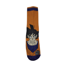 Pack 3 Calcetines Goku Saiyan Naranja, Blanco y Azul Dragon Ball Super