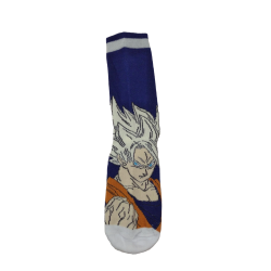 Pack 3 Calcetines Goku Saiyan Naranja, Blanco y Azul Dragon Ball Super