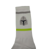 Calcetines Sport The Mandalorian Blanco Star Wars (Talla Única Adulto)