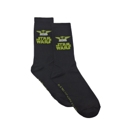 Calcetines Sport The Mandalorian Negro Star Wars (Talla Única Adulto)