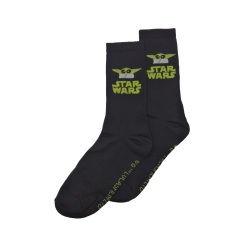 Calcetines Sport The Mandalorian Negro Star Wars (Talla Única Adulto)