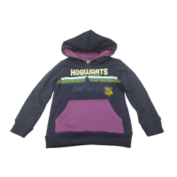 Sudadera Capucha Niño Azul Hogwarts Harry Potter