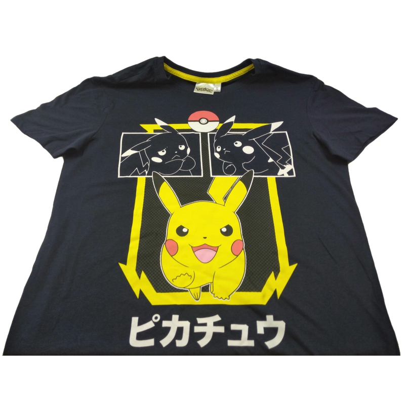 Camiseta Azul Pikachu Pokémon