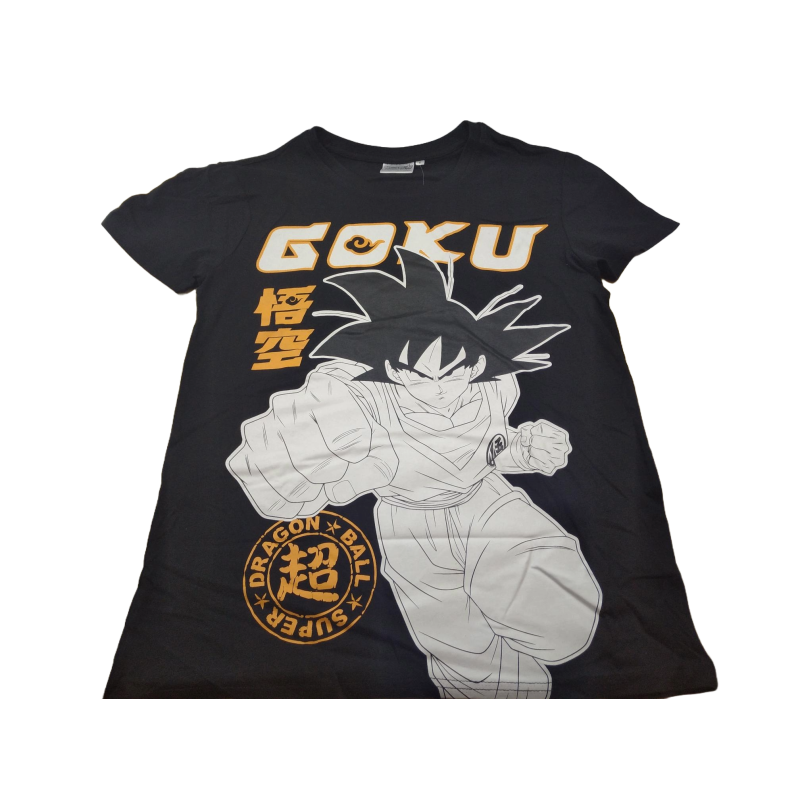 Camiseta Negra Goku Dragon Ball Super