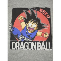 Camiseta Manga Larga Niño Gris Goku Dragon Ball