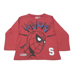 Camiseta Manga Larga Niño Roja Spider-Man Marvel