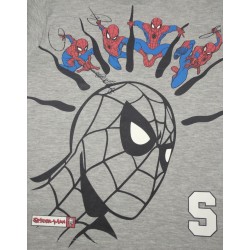 Camiseta Manga Larga Niño Gris Spider-Man Marvel