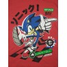 Camiseta Manga Larga Niño Roja Sonic