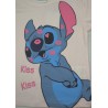 Camiseta Manga Larga Niña Rosa Stitch Disney