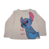 Camiseta Manga Larga Niña Rosa Stitch Disney