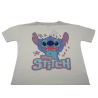 Camiseta Blanca Stitch Lilo & Stitch Disney
