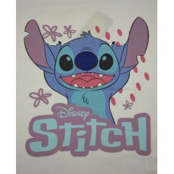 Camiseta Blanca Stitch Lilo & Stitch Disney