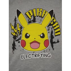 Sudadera Capucha Niño Gris Pikachu Pokémon