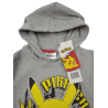 Sudadera Capucha Niño Gris Pikachu Pokémon