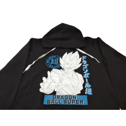 Sudadera Capucha Negra Goku Dragon Ball Super