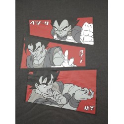 Sudadera Gris Goku y Vegeta Dragon Ball Super