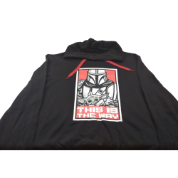 Sudadera Capucha Negra This is the Way The Mandalorian Star Wars