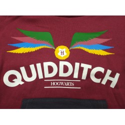 Sudadera Capucha Niño Roja Quidditch Harry Potter