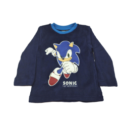 Pijama Largo Niño Coralina Azul Oscuro Sonic