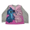 Pijama Largo Niño Gris Stitch y Angel Disney