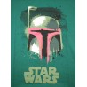 Camiseta Verde Casco Boba Fett The Mandalorian Star Wars